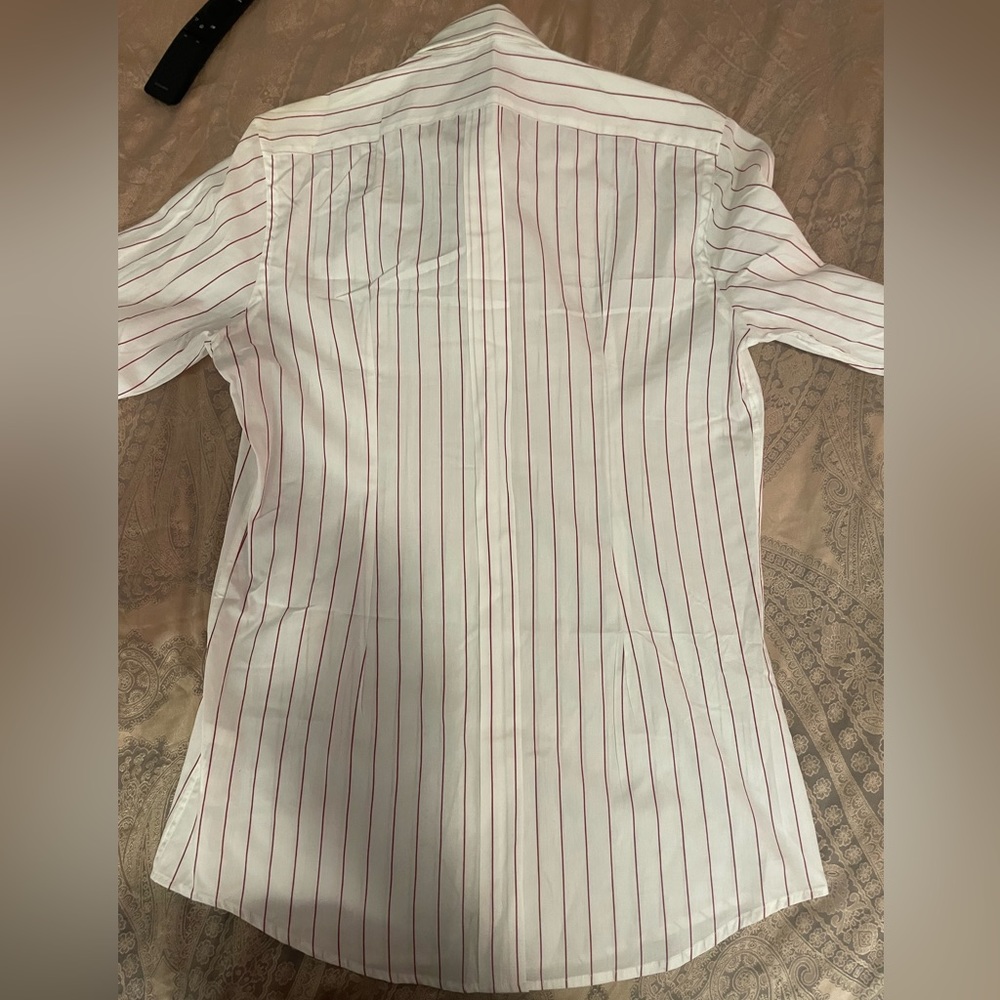 Dolce & Gabbana Gold Striped Shirt Sz 16/L - Picture 5 of 11